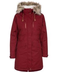 Trespass - Waterproof Jacket Faithful Polyester Merlot - Lyst