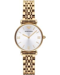 Emporio Armani - Ar1877 Gianni T-Bar Ladies Watch 32 Mm Stainless Steel - Lyst