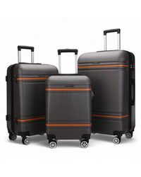 Infinity Luggage - Charcoal Hard Shell Modern Suitcase - Lyst