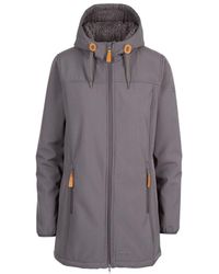 Trespass - Waterproof Jacket Kristen Polyester Carbon - Lyst