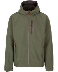 Trespass - Soft Shell Jacket Marlon Polyester Ivy - Lyst