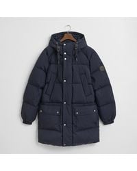 GANT - Down Puffer Parka Coat - Lyst