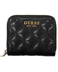 Guess - Quilted Zip Around Wallet Small Wallet Wo - Lyst