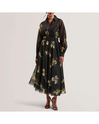 Ted Baker - Liorra Printed Midaxi Dress - Lyst