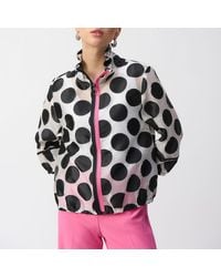 Joseph Ribkoff - Polka Dot Zip Jacket - Lyst