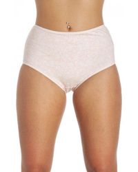 CAMILLE - 4 Pack Mixed Print Cotton Maxi Briefs - Lyst