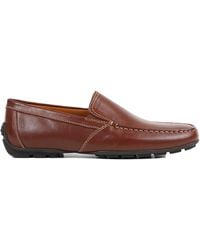 Geox - Leather Moner Loafer - Lyst