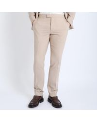 Reiss - Stone Vermont Wool Blend Formal Trousers - Lyst