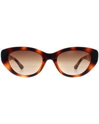 Guess - Cat Eye Blonde Havana Gradient Gu7849 - Lyst