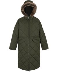 Regatta - Padded Jacket Freyla Recycled Polyester Dark Khaki - Lyst