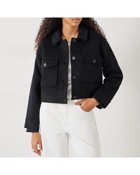 Hush - Taylah Cropped Wool Jacket - Lyst