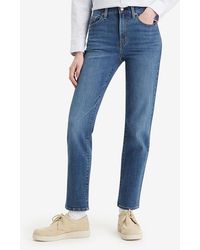 Levi's - Mid 724&Trade; High Rise Straight Stretch Jeans - Lyst