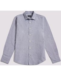 Duchamp - Regular Collared Cotton Shirt - Lyst