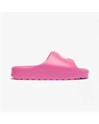 Lacoste - Croco 2.0 Flat Sandals - Lyst