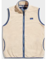 Penfield - Cream Graylock Fleece Gilet - Lyst