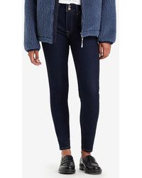 Levi's - Dark 711&Trade; Double Button Skinny Jeans - Lyst