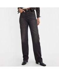 Levi's - High Waisted Straight Leg Jeans - Lyst