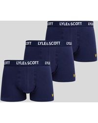 Lyle & Scott - 3 Pack Basic Core Trunks - Lyst