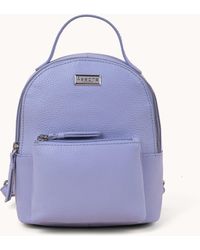 Assots London - Betty' Zip Top Mini Pebble Grain Leather Backpack - Lyst