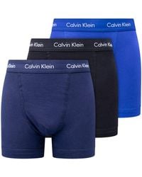 Calvin Klein - Cotton Stretch Trunks Multipack 3 Pack - Lyst