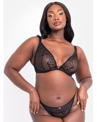 Scantilly - Voltage Deep Plunge Bra - Lyst