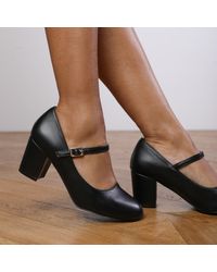 Where's That From - 'Araceli' Extra Wide-Fit Pu Mary Jane Pumps - Lyst
