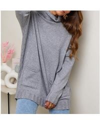 Sofiacashmere - Cashmere Blend Textured Embellished Jumper - Lyst