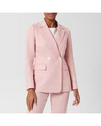 Hobbs - Light Nancy Linen Blazer - Lyst