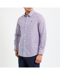 Crew - Multi Check Classic Fit Tatersall Twill Shirt - Lyst