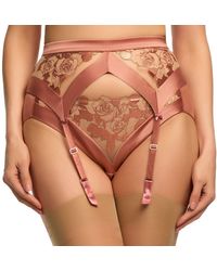 Dita Von Teese - Copper Rosabelle Suspender - Lyst