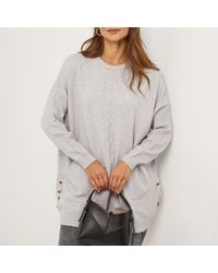 Sofiacashmere - Cashmere Crew Neck Jumper - Lyst