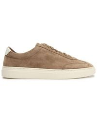 BOSS - Kieran Tenn Suede Trainers - Lyst
