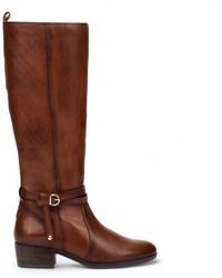 Pikolinos - Knee High Tall Cuero Leather Boots - Lyst