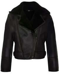 Infinity Leather - B3 Sheepskin Leather Flying Jacket-Bergamo - Lyst