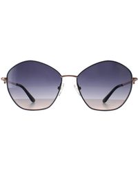 Guess - Square Shiny Smoke Gradient Gu7907 Metal - Lyst