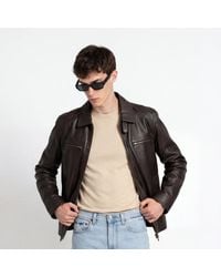 W.33 - Harrington Leather Jacket - Lyst
