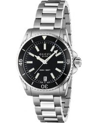 Gucci - Dive Stainless Steel Bracelet Watch/black - Lyst