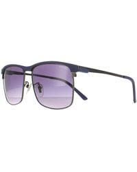 Police - Rectangular Matte Gunmetal Gradient Spl570N Crossover 2 Metal (Archived) - Lyst
