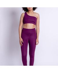 GIRLFRIEND COLLECTIVE - Plum Compressive High-Rise Leggings - Lyst