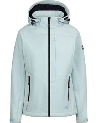 Trespass - Soft Shell Jacket Fryatt Polyester Seafoam Marl - Lyst