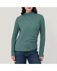 Jigsaw - Crinkle Jersey Drape Top - Lyst