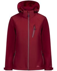 Trespass - Soft Shell Jacket Persephone Mixed Claret - Lyst