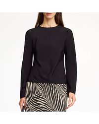 By Malene Birger - Pricilla Silk Blend Blouse - Lyst