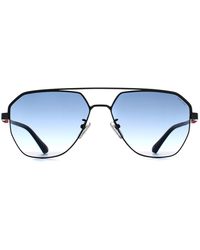 Police - Aviator Shiny Gunmetal Gradient Splp30 Ranger 1 - Lyst