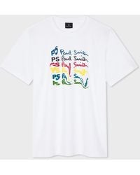 Paul Smith - Ps Graphic Print T-Shirt - Lyst
