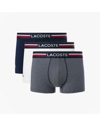 Lacoste - Coloured 3 Pack Trunks - Lyst