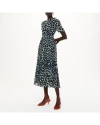 Whistles - Leopard Spot Cut Out Dress - Lyst