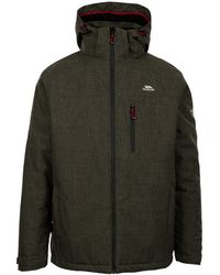 Trespass - Waterproof Jacket Fyfinn Polyester Dark Vine Marl - Lyst