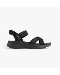 Skechers - 119975/Bbk Ultra Flex 3.0 Flat Sandals - Lyst