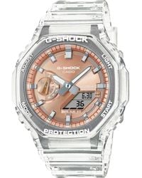G-Shock - G-Shock Metallic Dual Display Watch Ga-2100Bm-7A5Er - Lyst